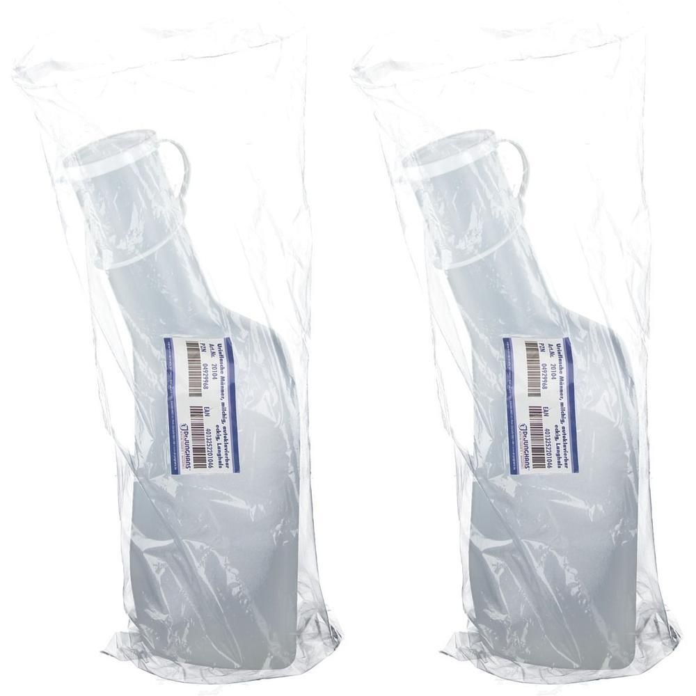 Urinflasche 1 l Langhals autoklavierbar 2x 2x1000 ml Flaschen