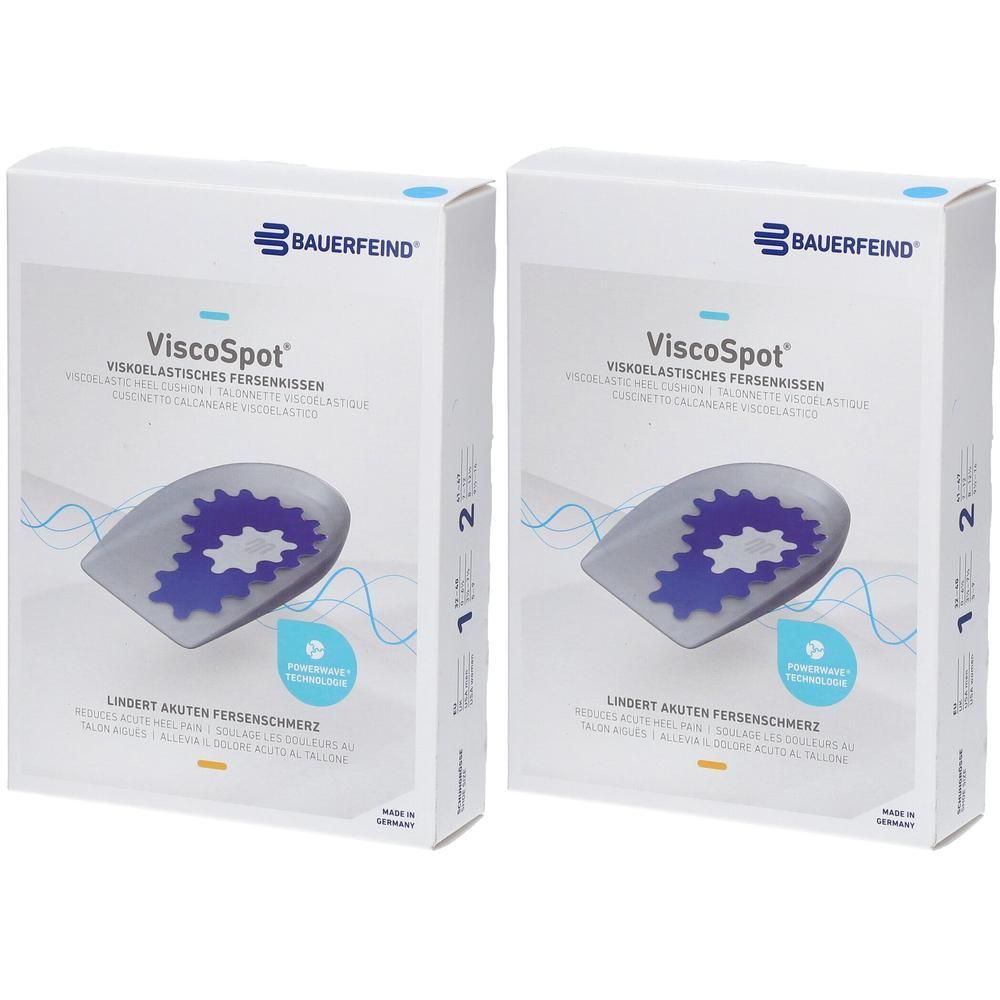 Viscospot Fersenkissen rechts Gr.1 2x 2x2 St