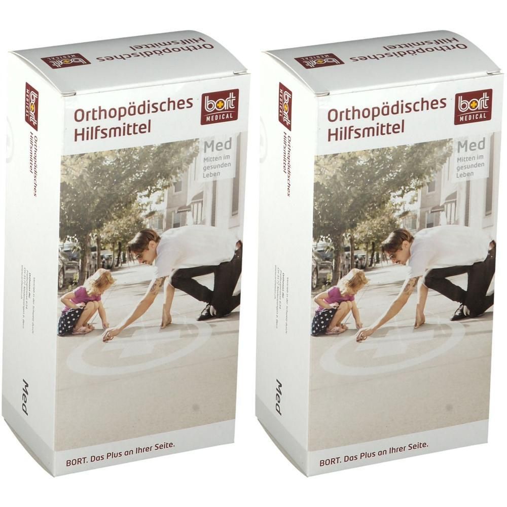 Bort SellaXpress kurz Daumenorthese re.M grau 2x 2x1 St Bandage(s)