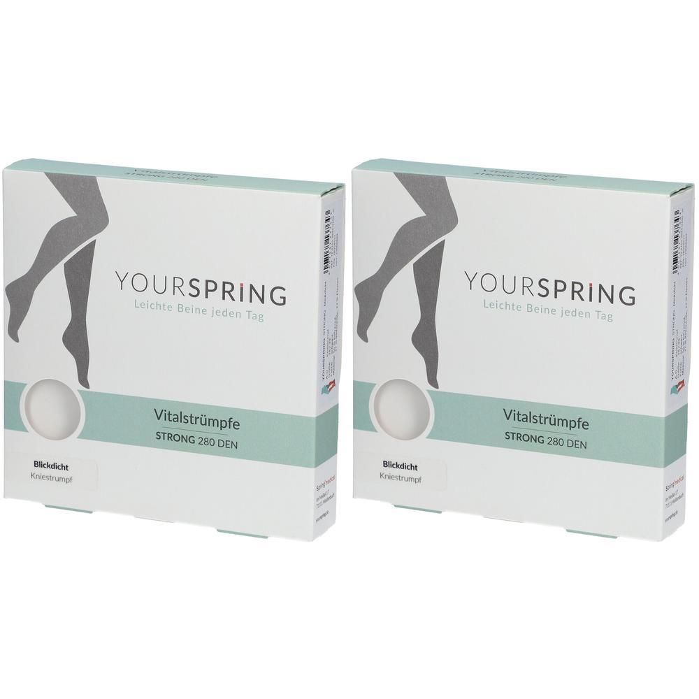Yourspring strong blickdicht 280den AD 38/39 schw. 2x 2x2 St