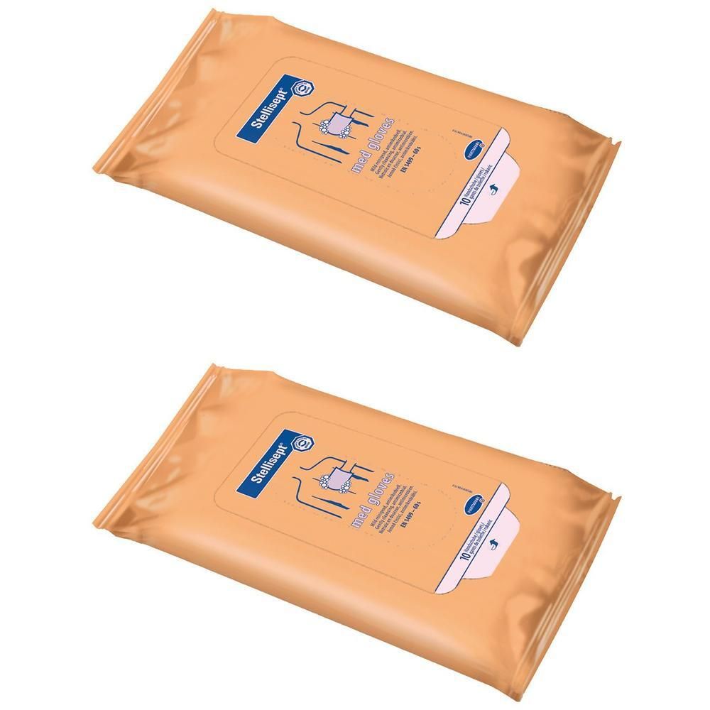 Stellisept med gloves 2x 2x10 St Handschuhe