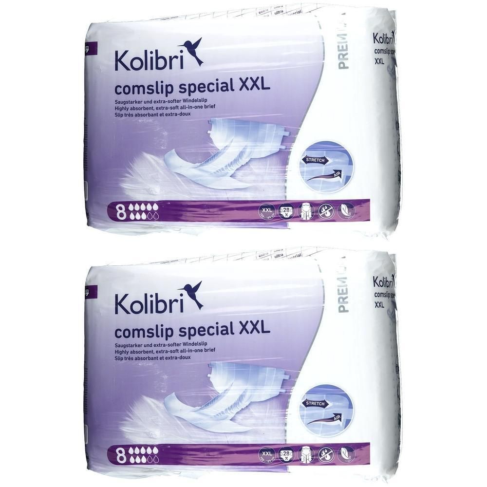 Kolibri comslip premium special XXL 150-185 cm 2x 2x28 St Beutel