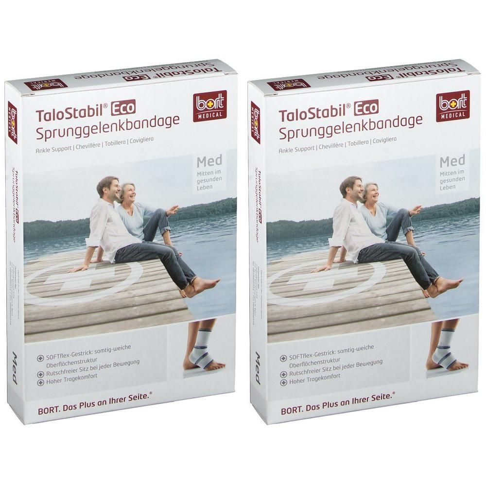 Bort TaloStabil Eco Sprunggel.Band.S haut 2x 2x1 St Bandage(s)