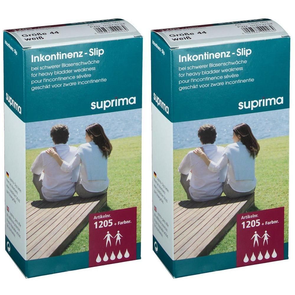 Suprima Inkontinenzhose 205 Gr.44 weiß 2x 2x1 St