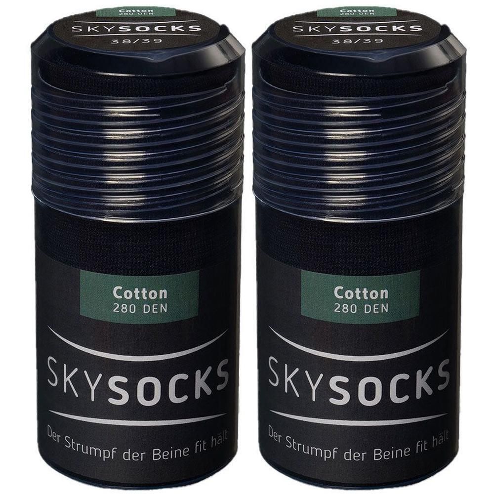 Skysocks Cotton 280den AD 38/39 navy 2x 2x2 St