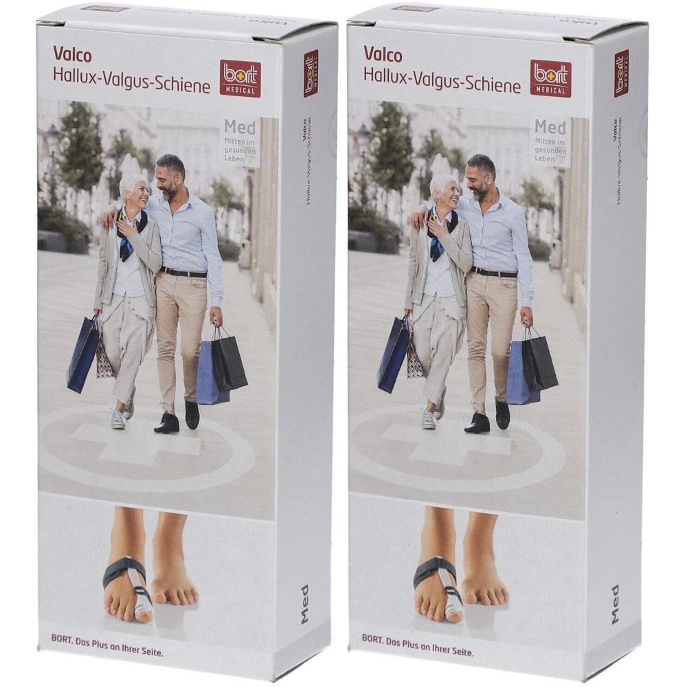 Bort Valco Hallux Valgus Bandage links S 2x 2x1 St Bandage(s)