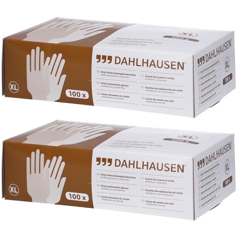 Vinyl Handschuhe ungepudert Gr.XL 2x 2x100 St