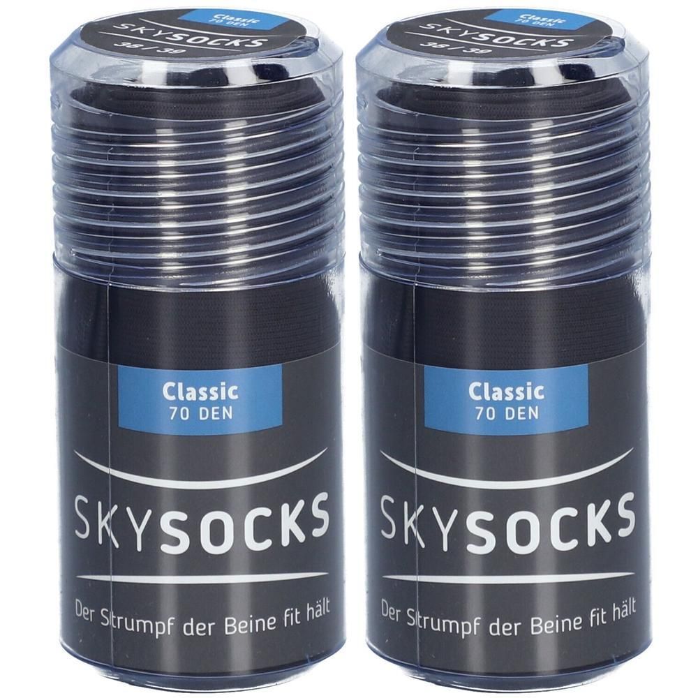 Skysocks classic 70den AD 38/39 graphit 2x 2x2 St