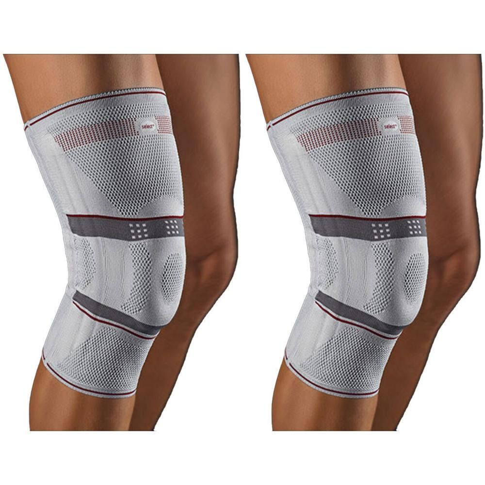 Bort StabiloGen Kniebandage Gr.3+ silber 2x 2x1 St Bandage(s)