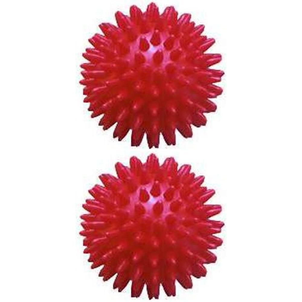 Massageball Igel 9 cm rot 2x 2x1 St Ball new