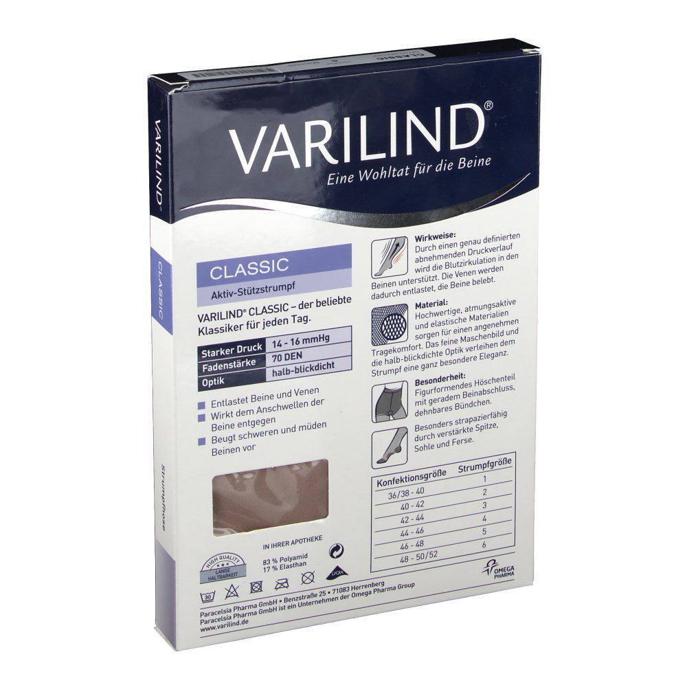 VARILIND Classic 70 DEN Gr.6 muschel