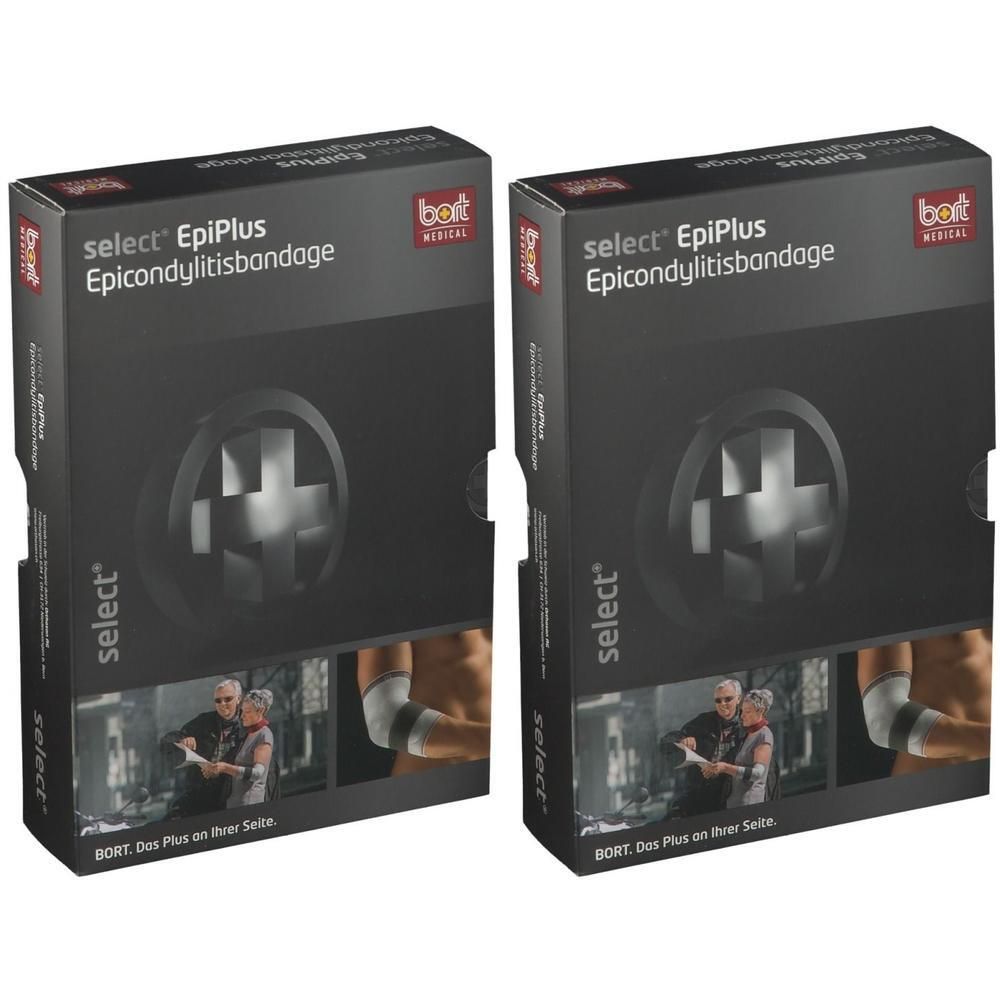 Bort Select EpiPlus Ellenbogenbandage XL schwarz 2x 2x1 St Bandage(s)