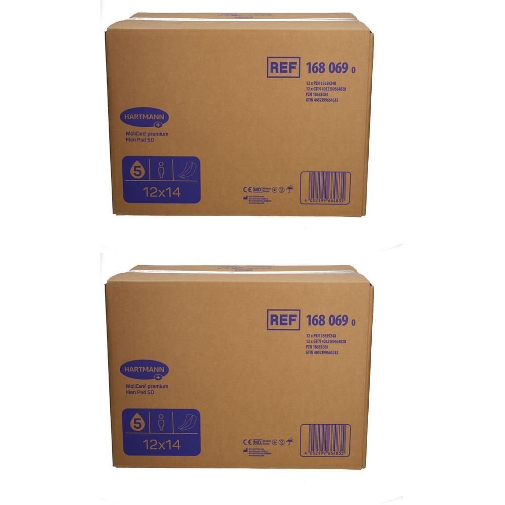 Molicare Premium MEN Pad 5 Tropfen 2x 2x12x14 St