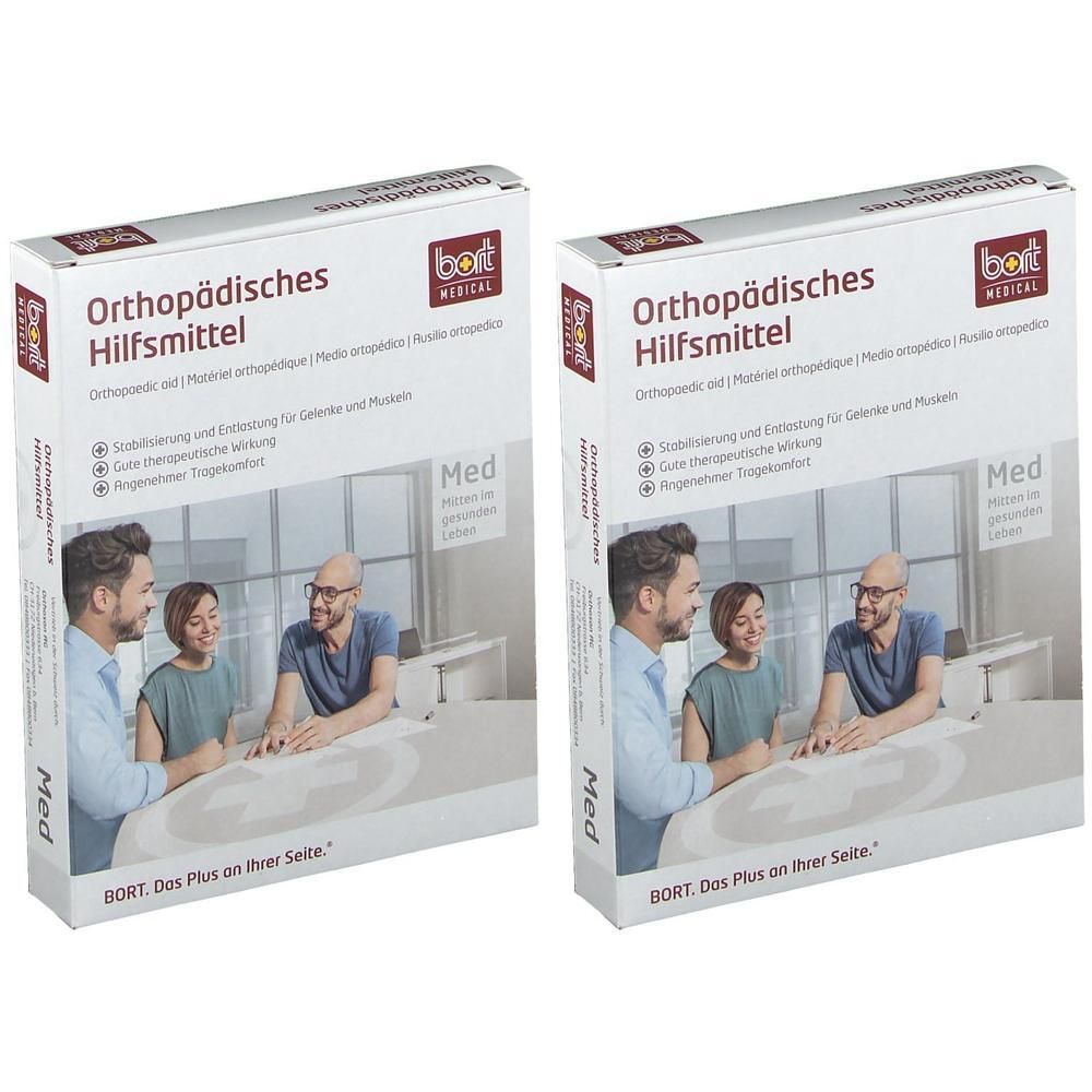 Bort Zweizug Knöchelstütze L haut 2x 2x1 St Bandage(s)