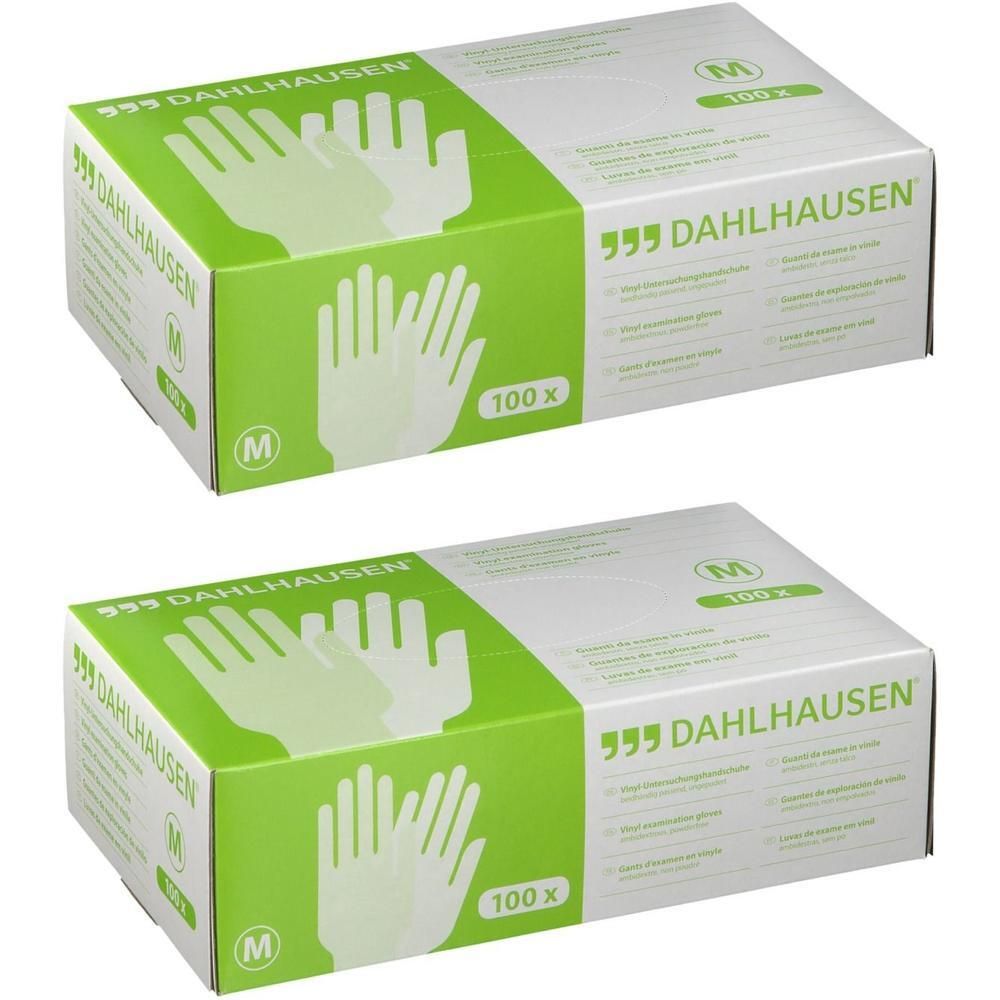Vinyl Handschuhe ungepudert Gr.M 2x 2x100 St