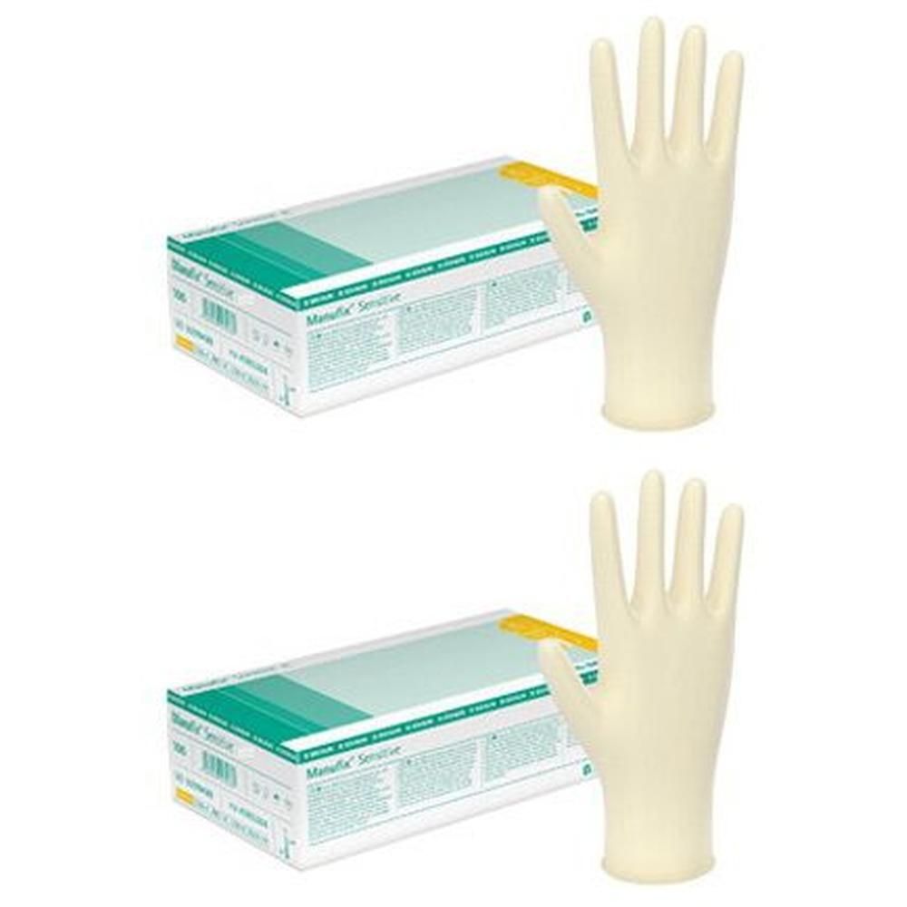 Manufix sensitive Unters.Handschuhe pf mittel 2x 2x100 St Handschuhe