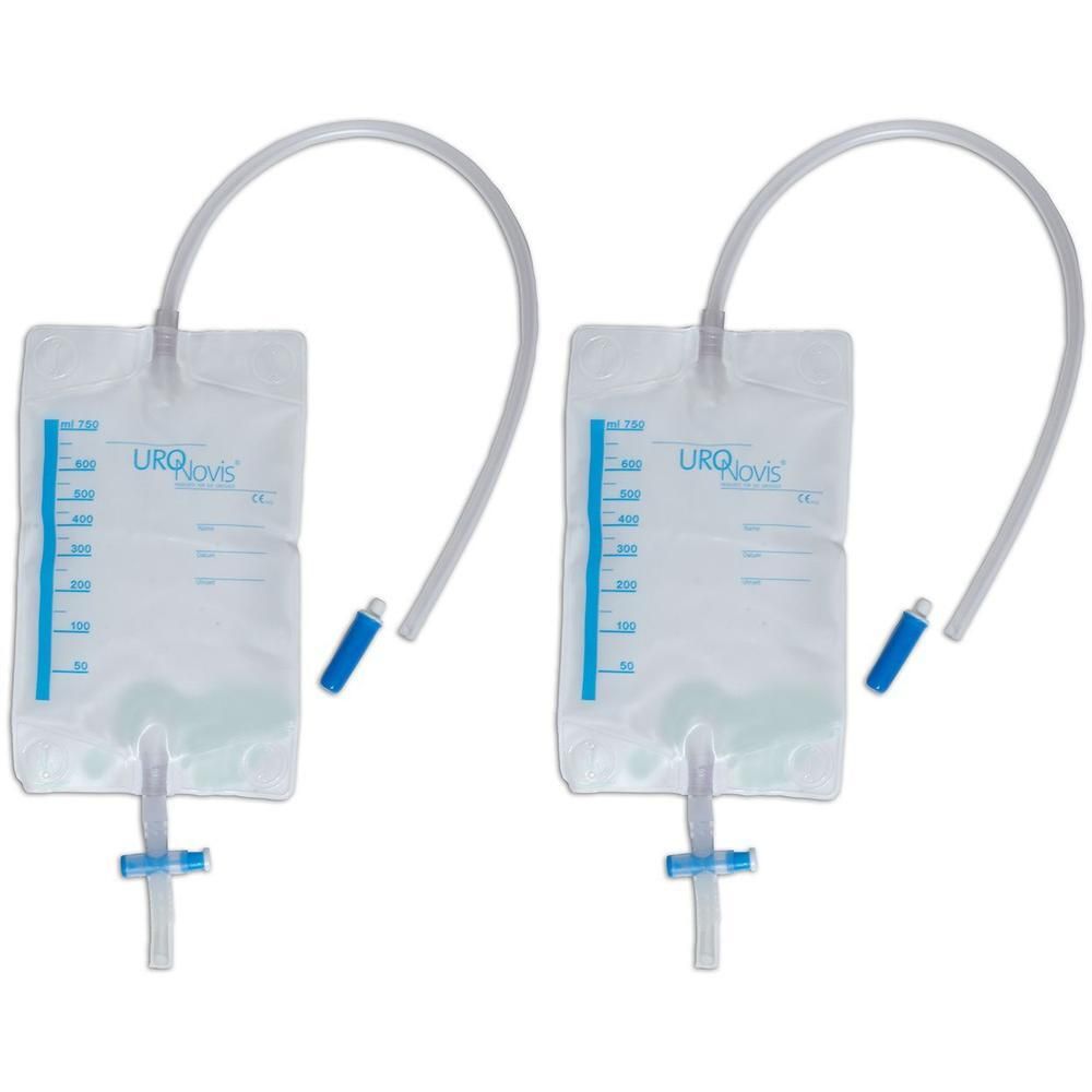 Beinbeutel 750 ml 12 cm m.Schließablauf BF Comfort 2x 2x10 St Beutel