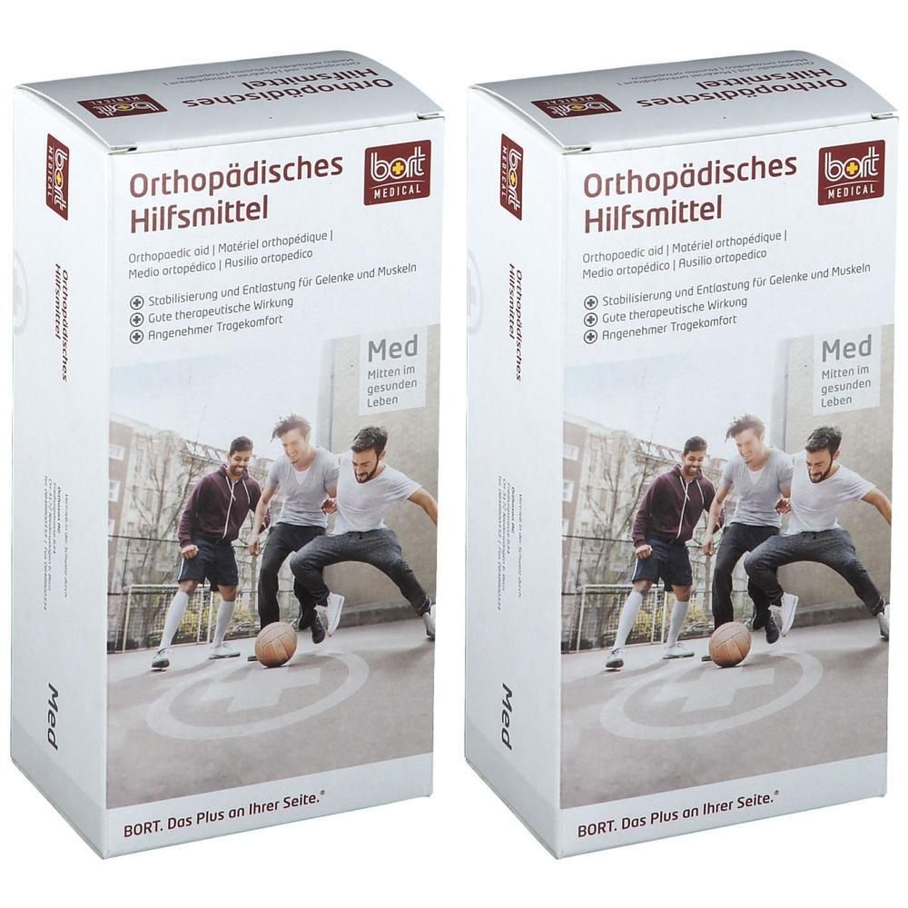 Bort Soft Daumenschiene kurz S schwarz 2x 2x1 St Bandage(s)