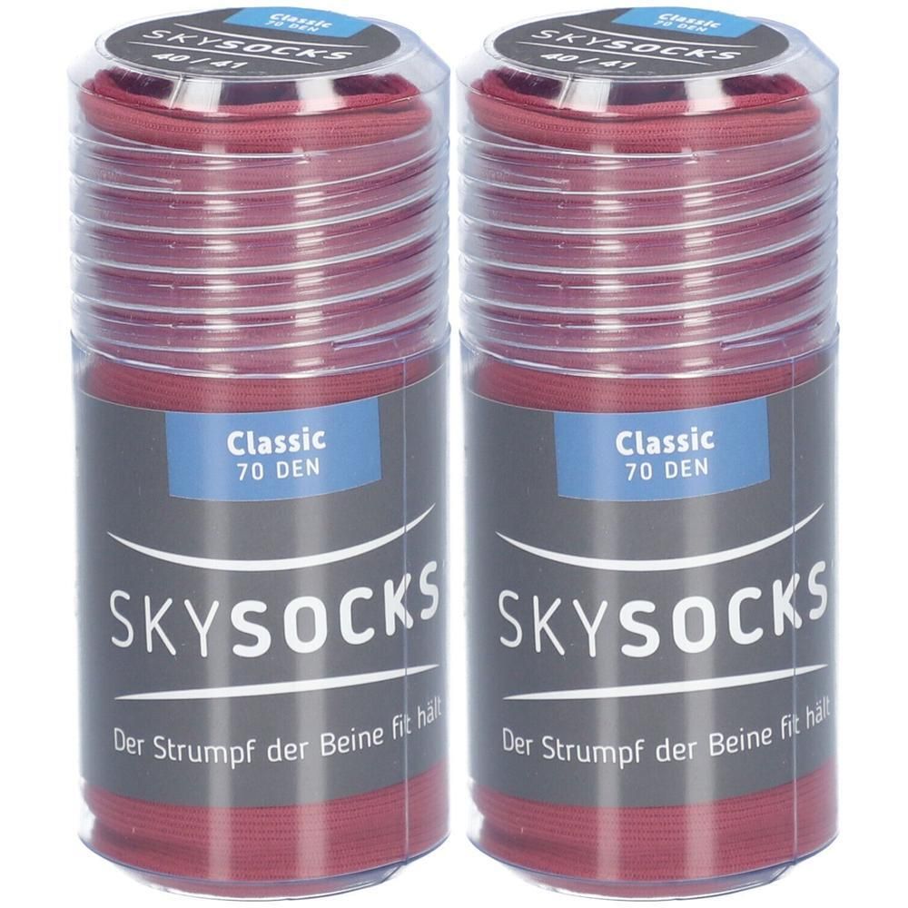Skysocks classic 70den AD 40/41 berry 2x 2x2 St