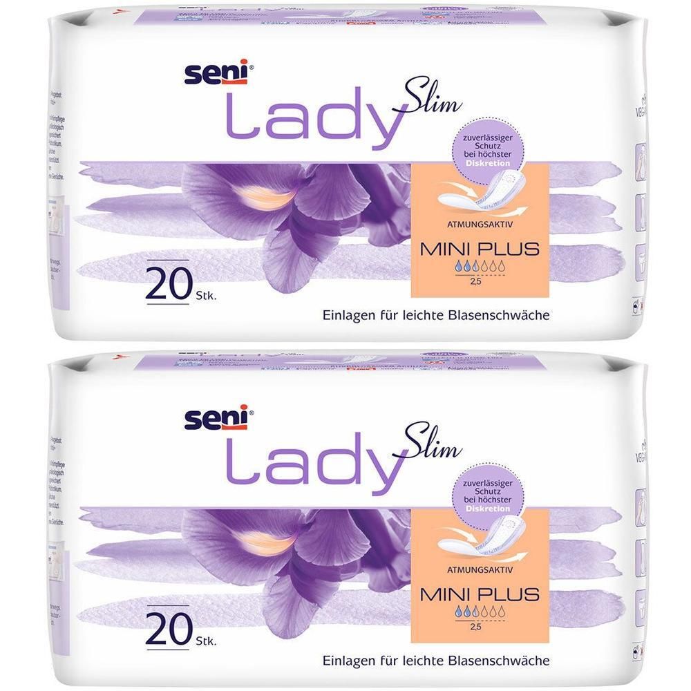 Seni Lady Slim Inkontinenzeinlage mini plus 2x 2x20 St