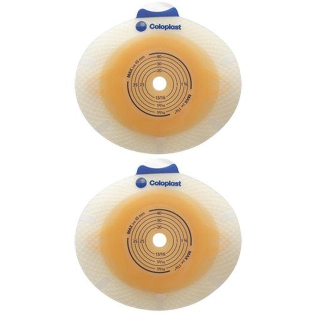 Sensura Click Basisp.konvex light Rr60 15-43mm 2x 2x5 St Basisplatte
