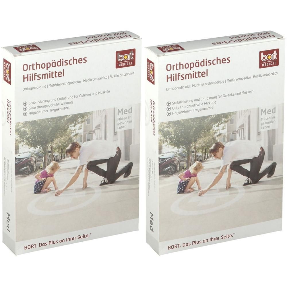 Bort activemed Knöchelbandage M haut 2x 2x1 St Bandage(s)