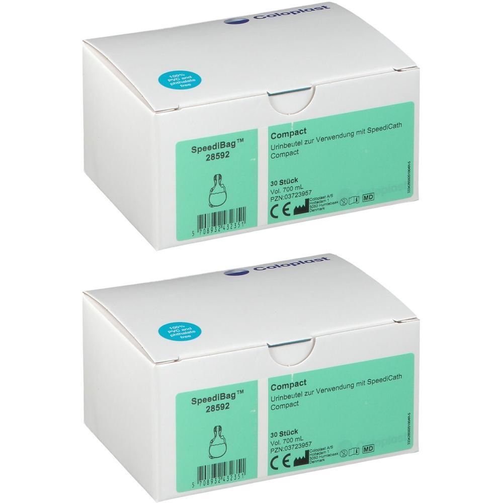 Speedibag Compact Urinbtl.f.Einmalgebrauch 2x 2x30 St Beutel