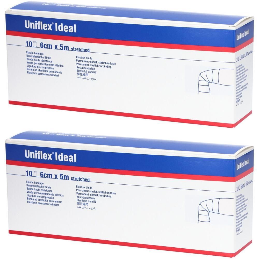 Uniflex ideal Binden 6 cmx5 m weiß lose 2x 2x10 St