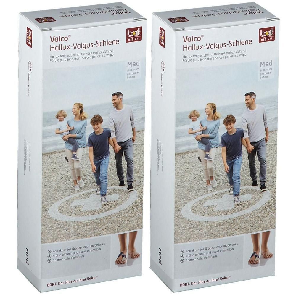 Bort Valco Hallux Valgus Bandage links L 2x 2x1 St Bandage(s)
