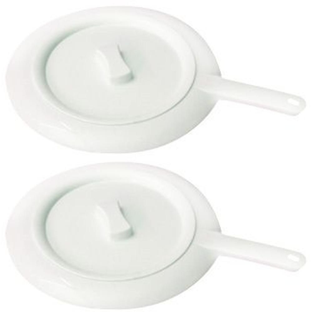 Stechbecken Kunststoff 31 cm m.Deckel 2x 2x1 St