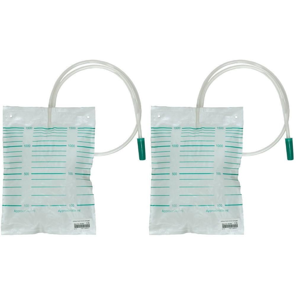 Urinbeutel 1,5 l Ablass 201465 2x 2x1 St Beutel