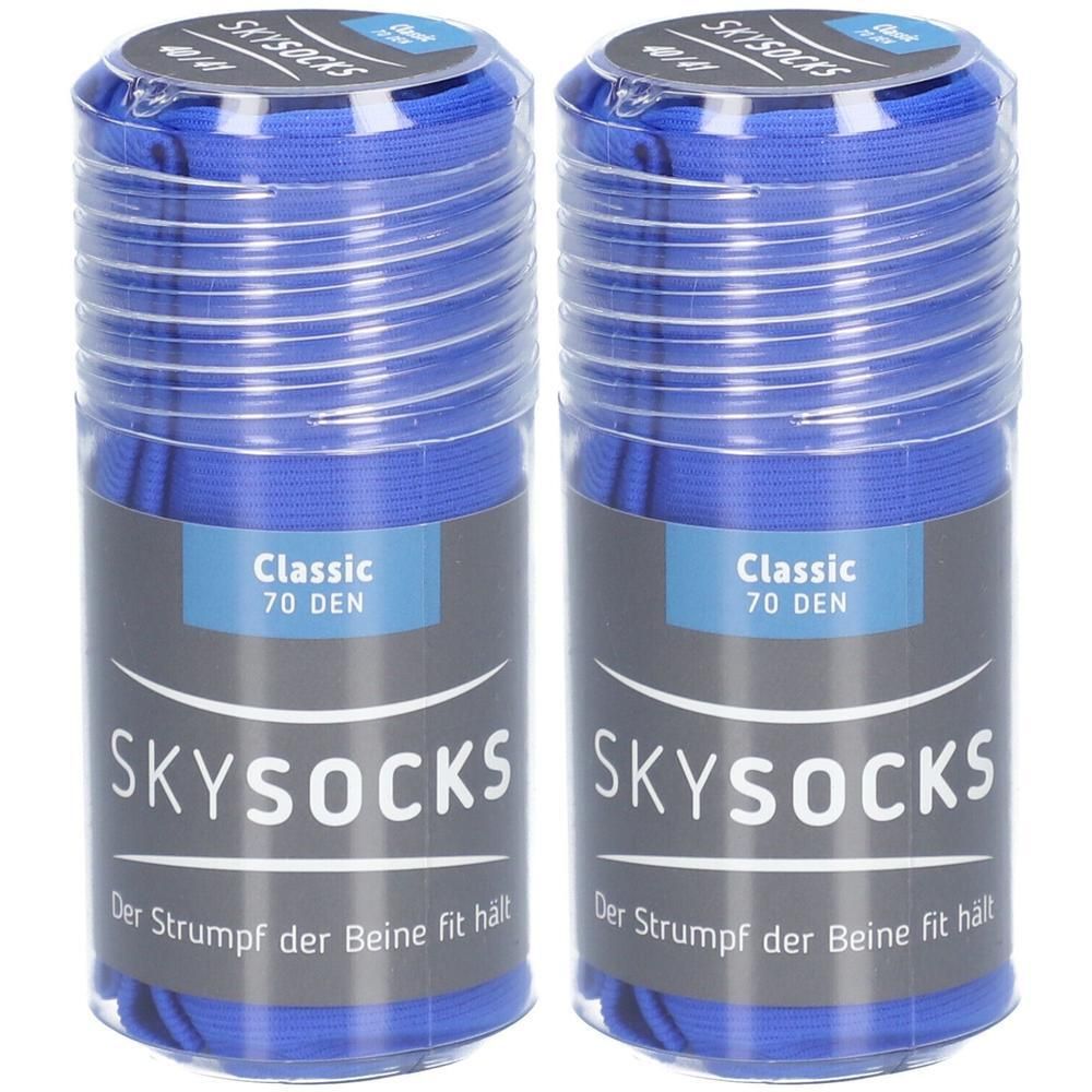 Skysocks classic 70den AD 40/41 blue 2x 2x2 St