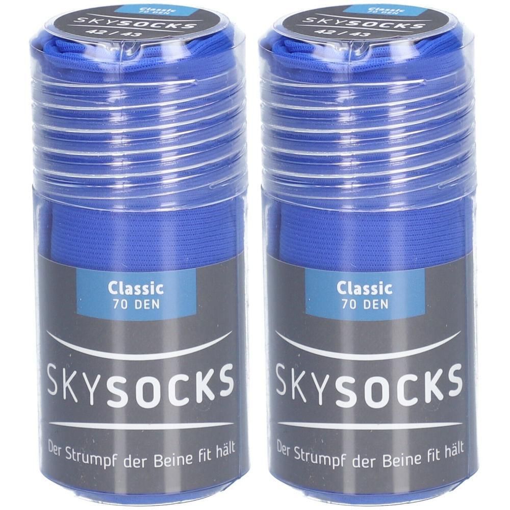 Skysocks classic 70den AD 42/43 blue 2x 2x2 St