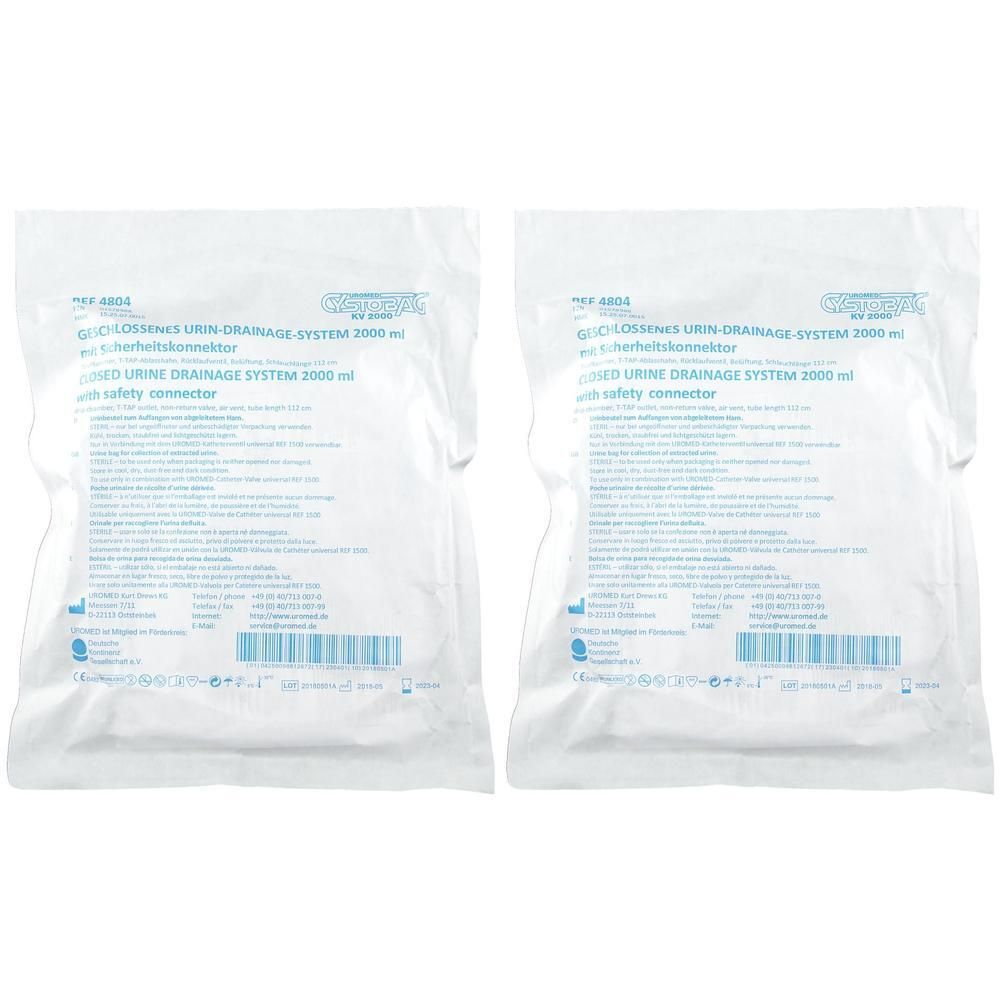Cystobag KV 2000 ml 4804 2x 2x1 St Beutel