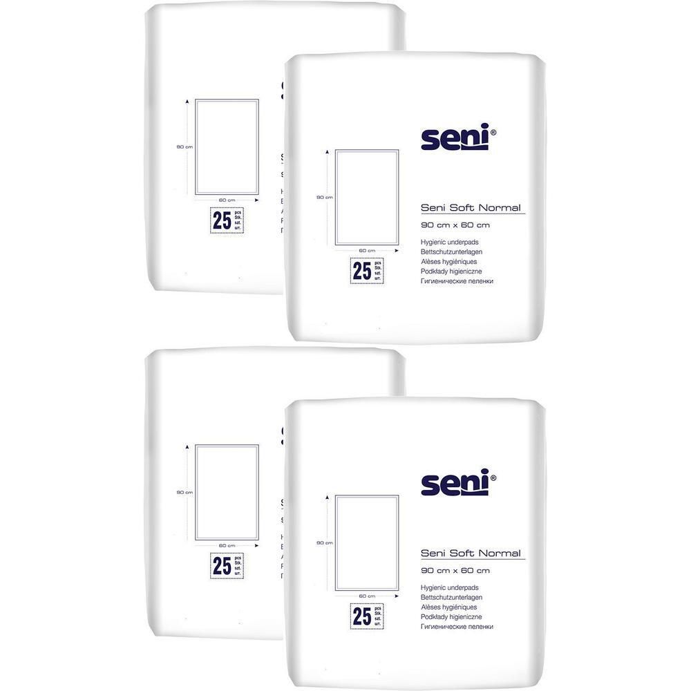 Seni Soft Normal Bettschutzunterlage 60x90 cm 2x 2x2x25 St