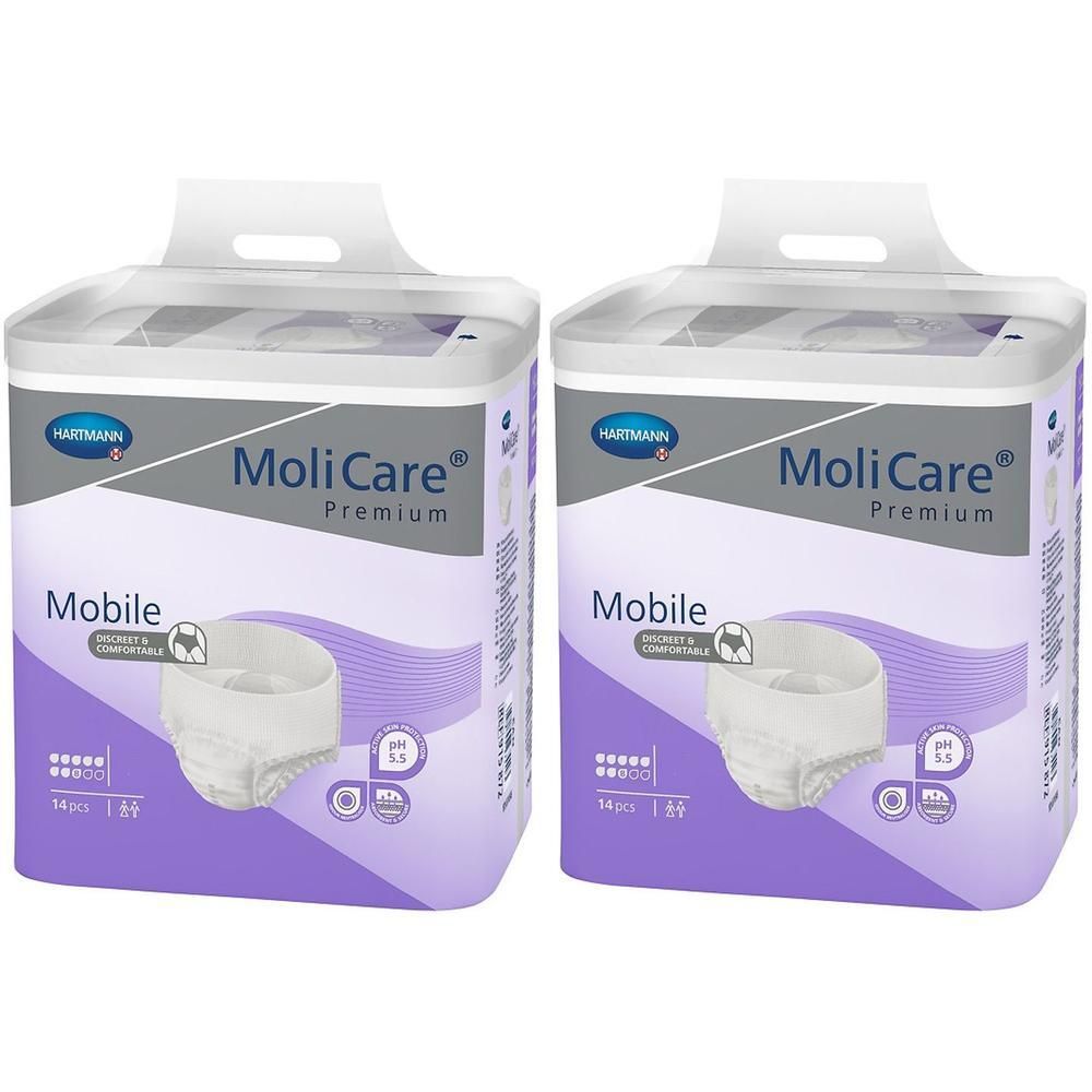 Molicare Premium Mobile 8 Tropfen Gr.XL 2x 2x14 St