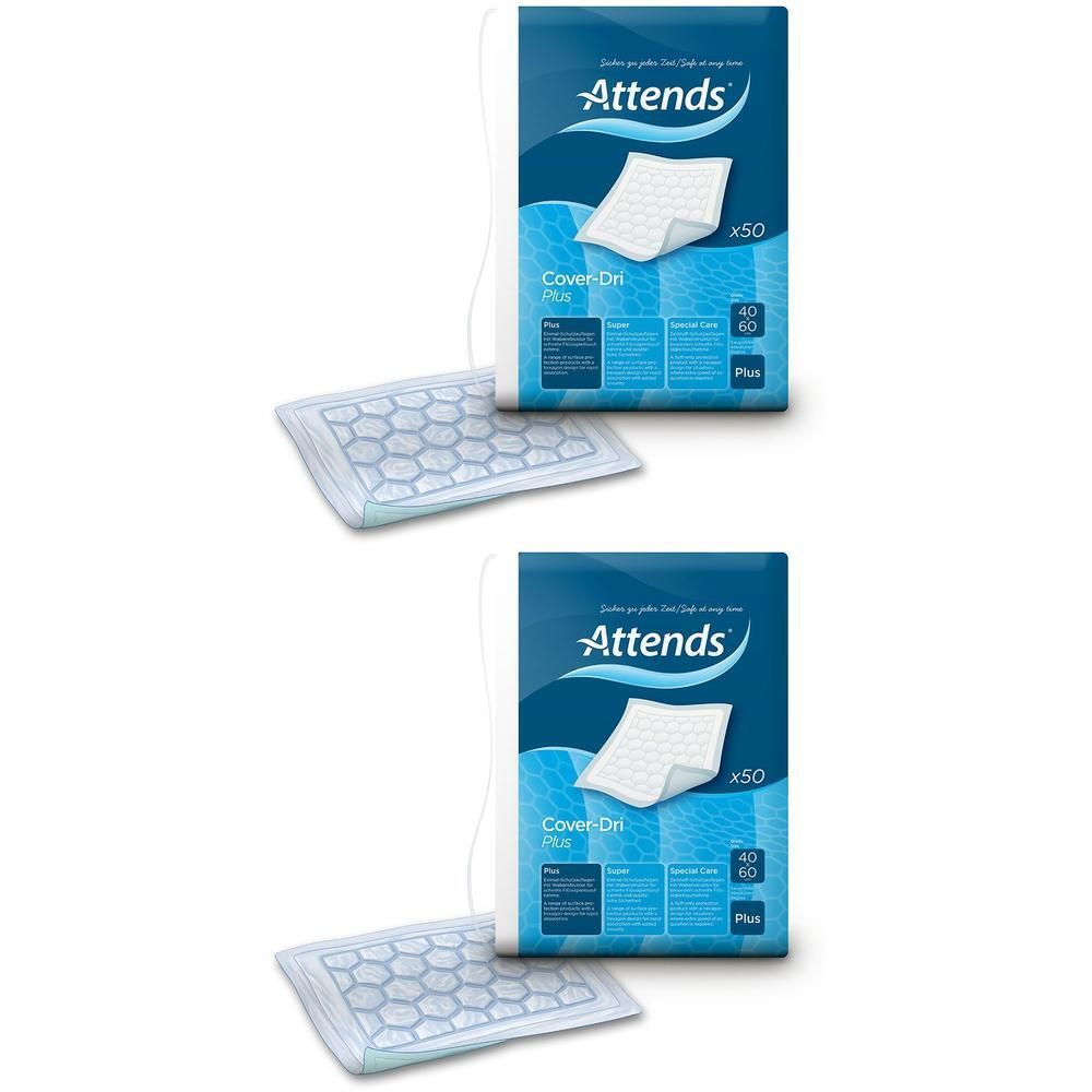 Attends Cover-Dri Plus 40x60 cm 2x 2x50 St