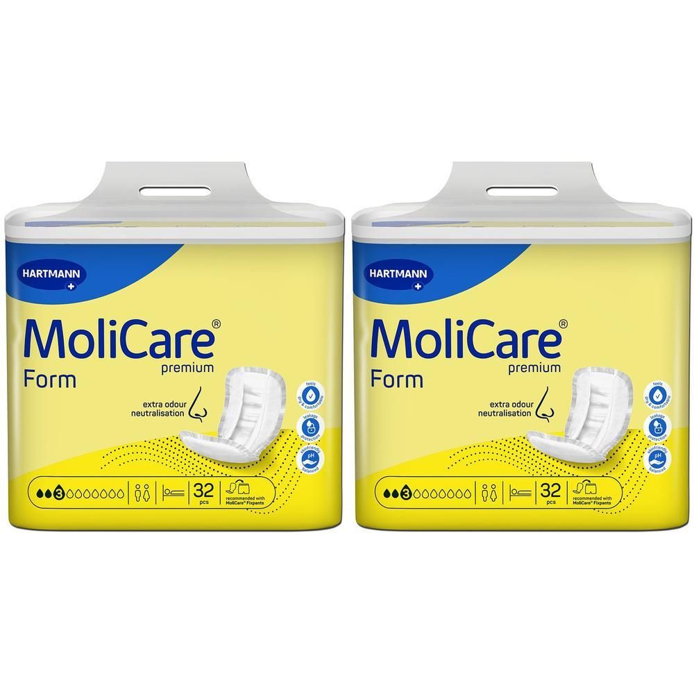 Molicare Premium Form 3 Tropfen 2x 2x32 St
