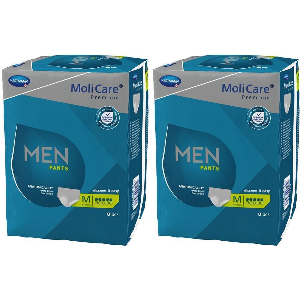 Molicare Premium MEN Pants 5 Tropfen M 2x 2x8 St