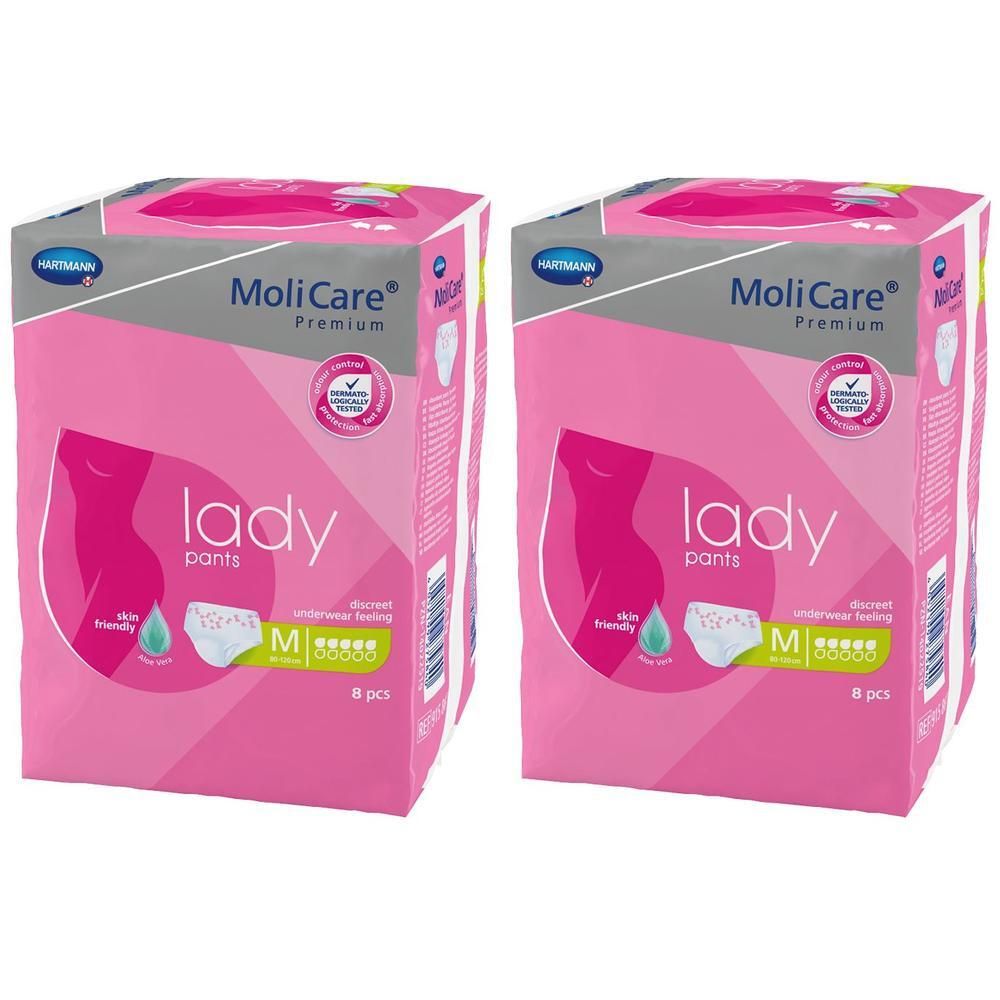 Molicare Premium lady Pants 5 Tropfen M 2x 2x8 St