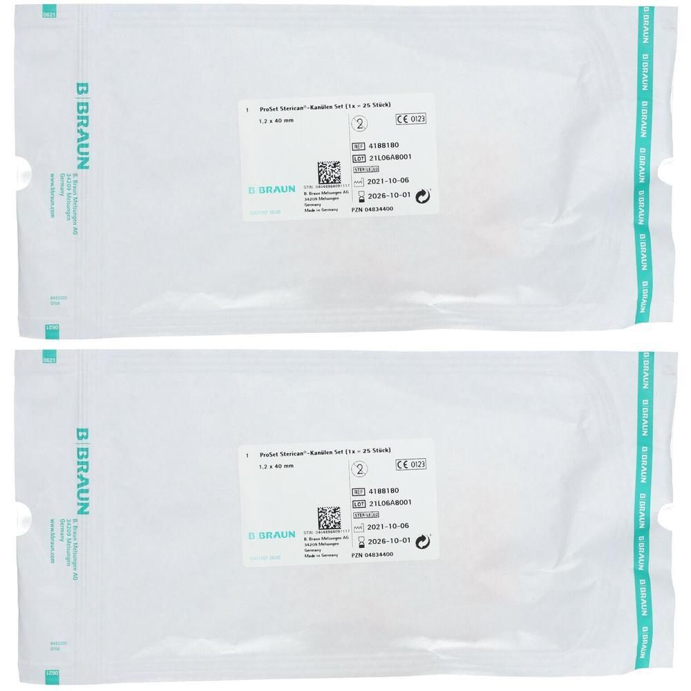 Proset Sterican-Kanülen Set 25 Stück 2x 2x1 St Kanüle