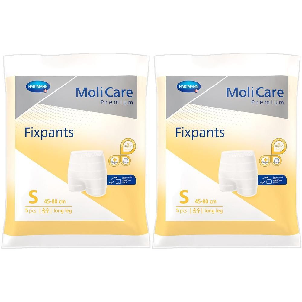 Molicare Premium Fixpants long leg Gr.S 2x 2x5 St