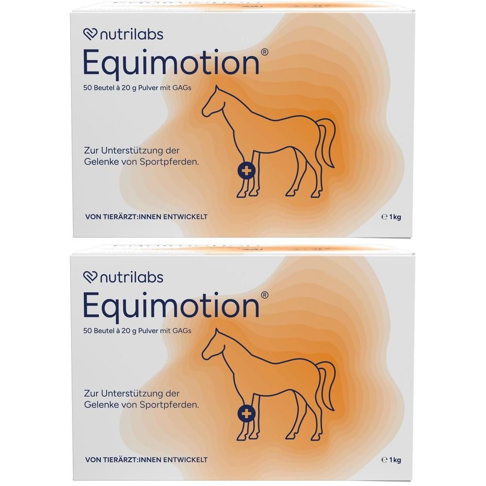 Equimotion Pulver f.Pferde 2x 2x50x20 g