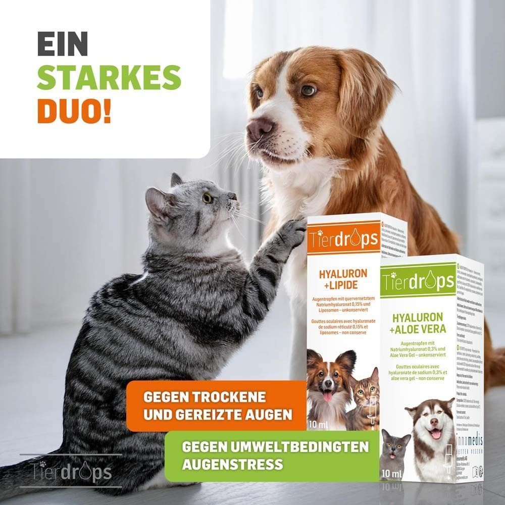 Tierdrops Hyaluron + Aloe Vera 2x10 ml - Shop Apotheke