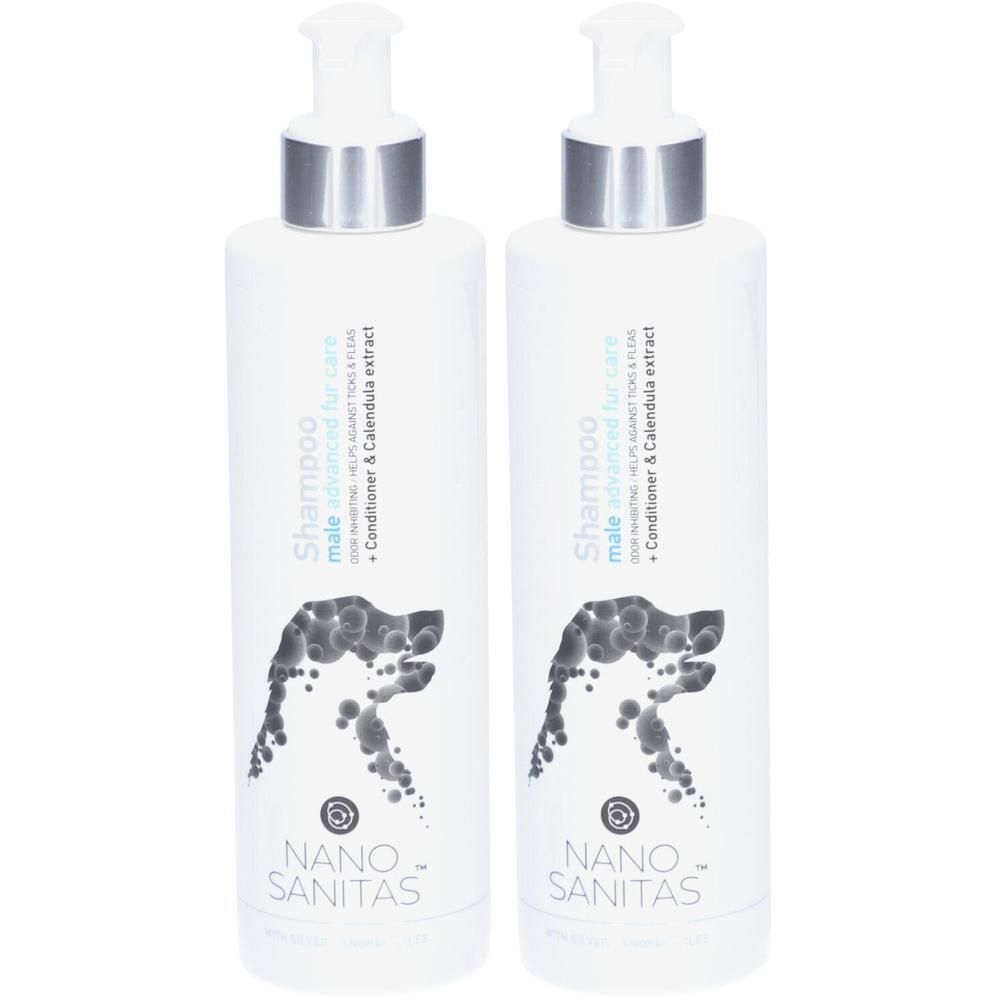 Nanosanitas Male Advanced Fur Care Silver Sham.Dog 2x 2x250 ml Shampoo