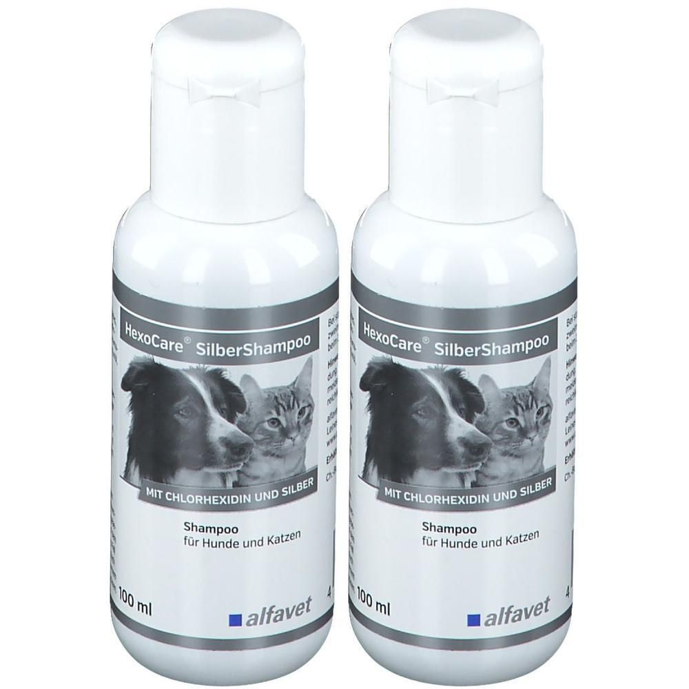 Hexocare SilberShampoo f.Hunde/Katzen 2x 2x100 ml Shampoo