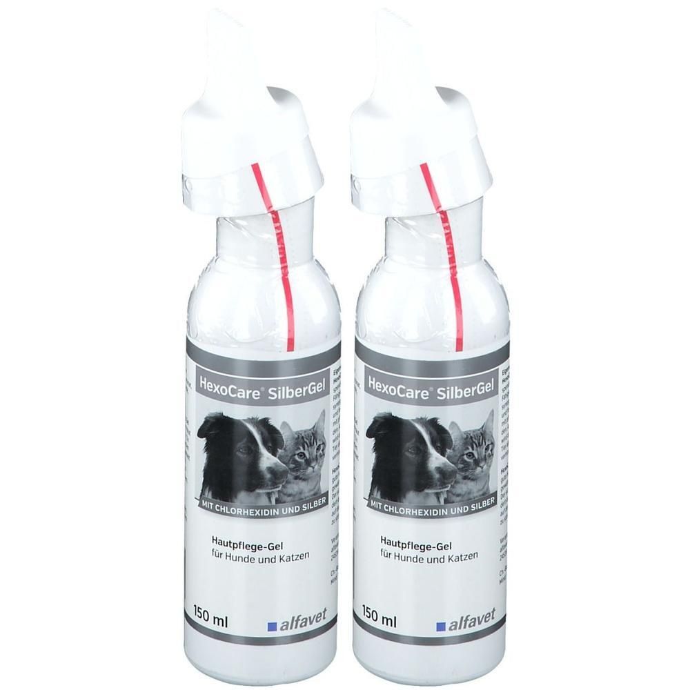 Hexocare SilberGel f.Hunde/Katzen 2x 2x150 ml Gel