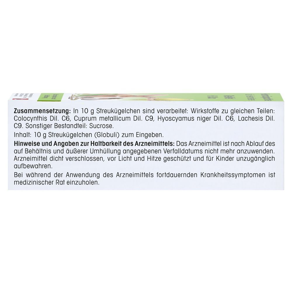 Verpackung mit Textangaben zu Zusammensetzung und Anwendungshinweisen.