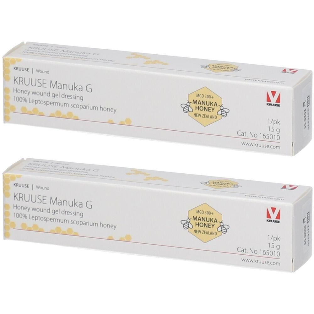 Kruuse Manuka Honig G steril Wundgel vet. 2x 2x1x15 g Gel