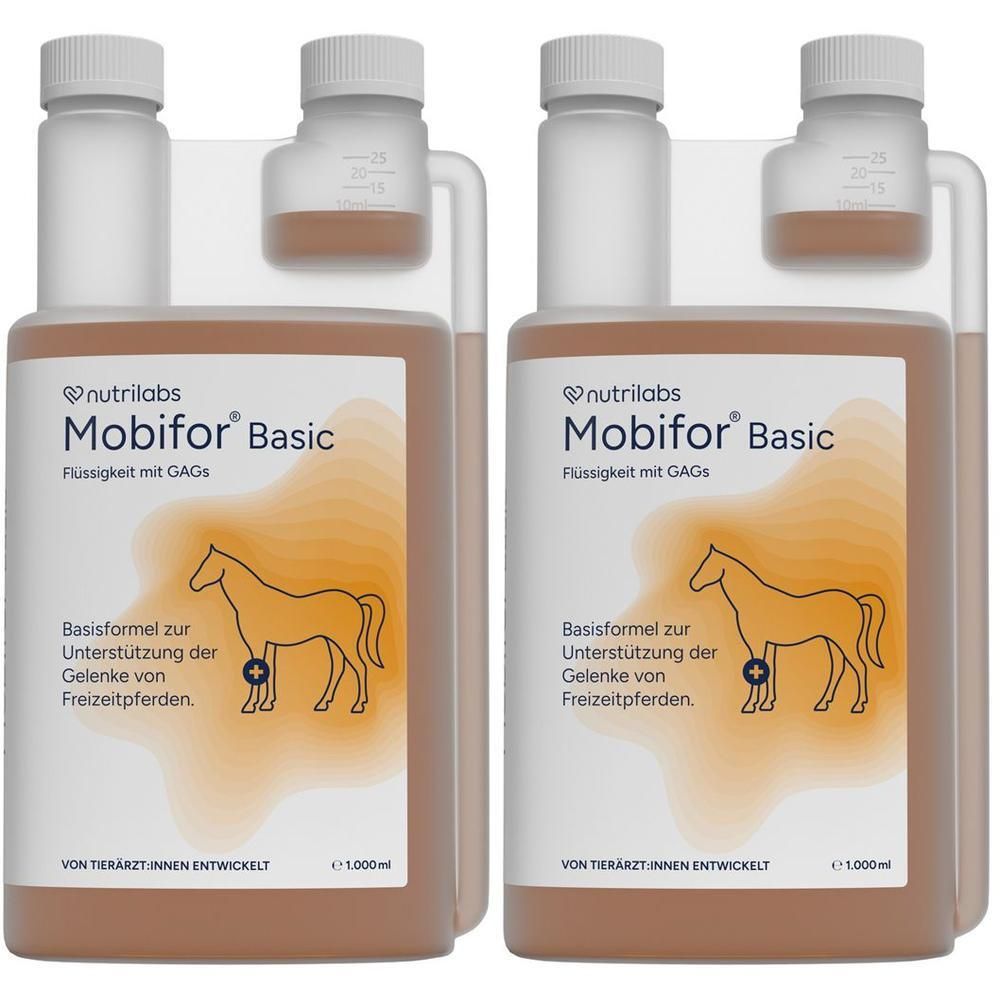 Mobifor Basic flüssig f.Pferde 2x 2x1 l Flüssigkeit